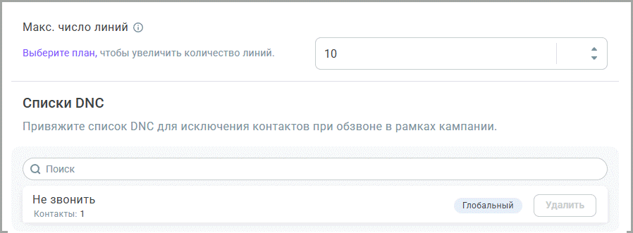 Списки DNC