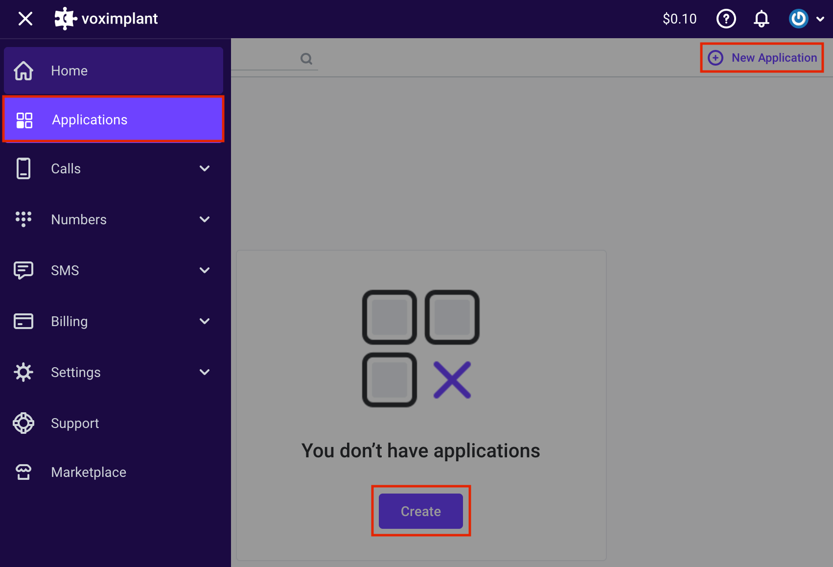 Create an app